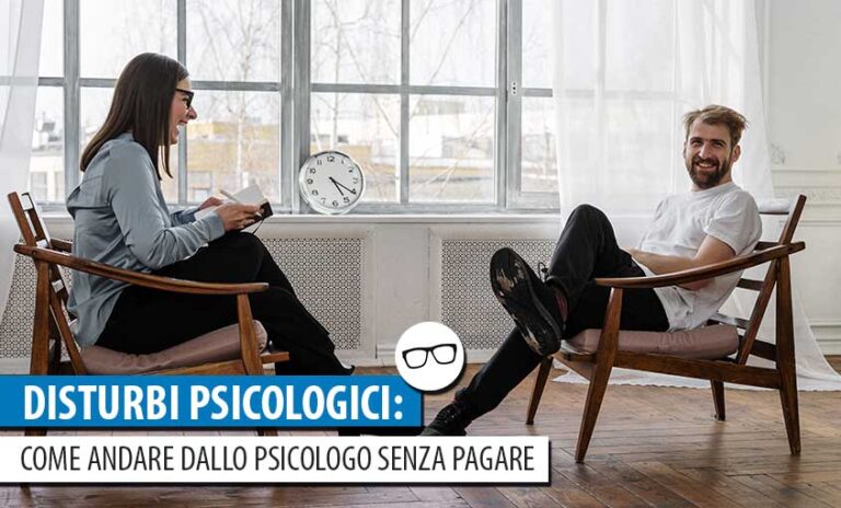 Come andare dallo psicologo senza pagare